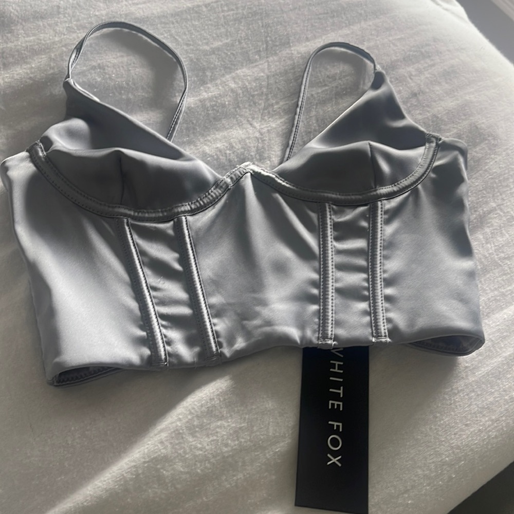 Corset Ice blue WHITE FOX